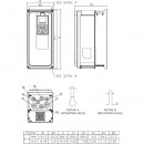 Falownik VFD040FP4EA-41 VFD-CFP2000 Delta Electronics 3-fazowy o mocy 4 kW